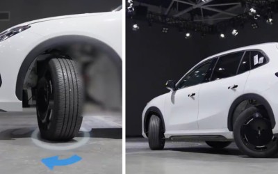 Video: Το νέο SUV της Geely - Οι τροχοί περιστρέφονται 90 μοίρες