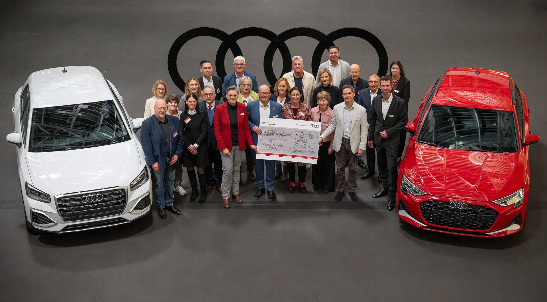 Η Audi και οι υπάλληλοί της δωρίζουν 850.000 ευρώ σε φιλανθρωπικό σκοπό