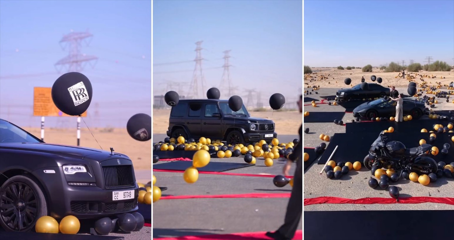 Το δώρο της χρονιάς - Δισεκατομμυριούχος στο Ντουμπάι πήρε στη γυναίκα του αυτοκίνητα εκατομμυρίων