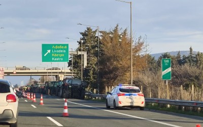 To GOCAR στην εθνική οδό – Μια λωρίδα ανοικτή στα μπλόκα [video] 