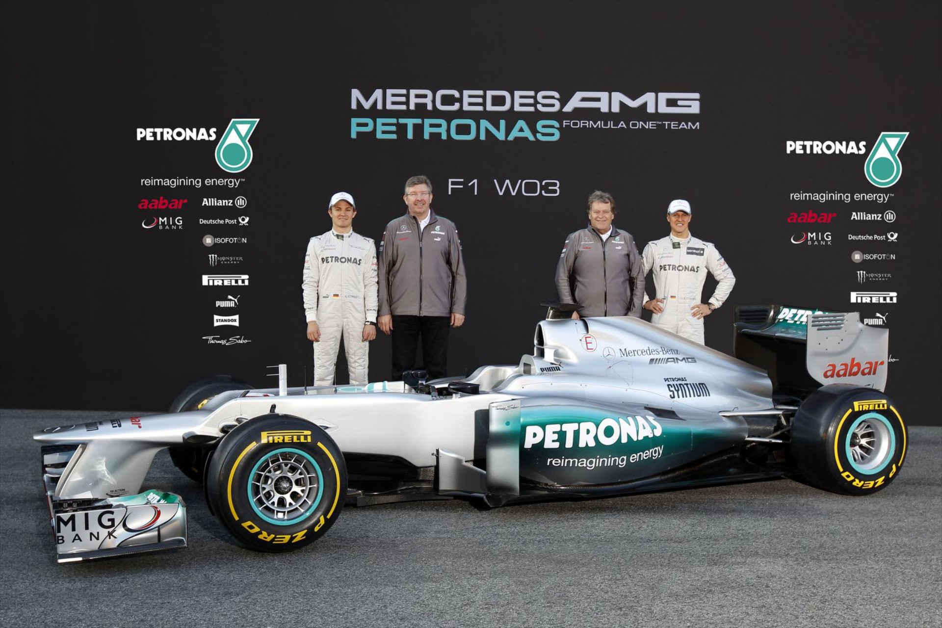 F1: Mercedes W03