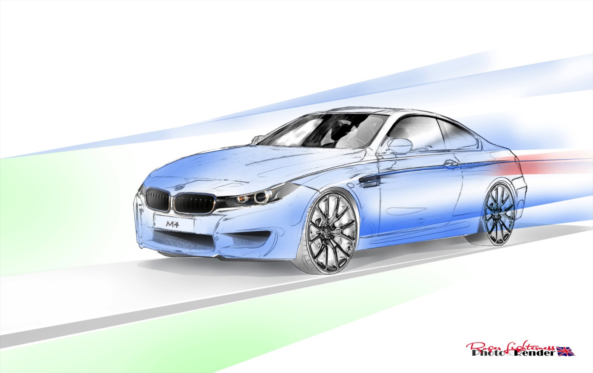 Rendering για τη νέα BMW M4