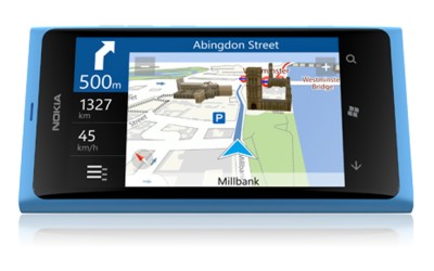 Nokia Drive σε smartphone