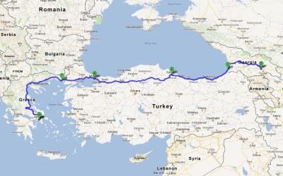 ROUTE 2012: Ελλάδα-Τουρκία-Γεωργία