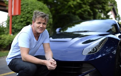 Ο Gordon Ramsay στο Maranello


