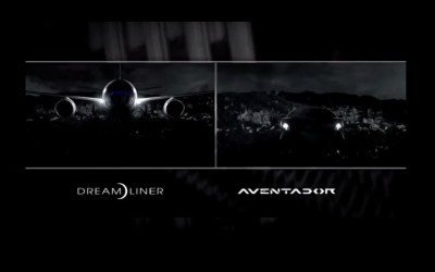 Lamborghini Aventador & Boeing Dreamliner