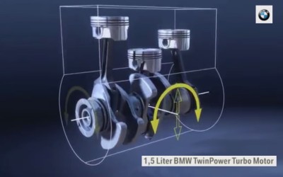 BMW 1.500 3κύλινδρο μοτέρ (Video)