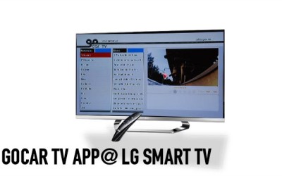 Τα video του Gocar στις τηλεοράσεις της LG