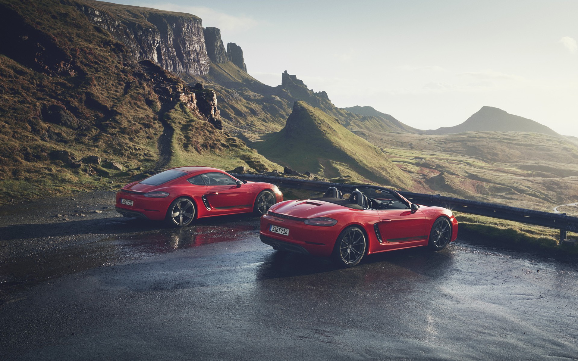 Νέες εκδόσεις με 2.0 turbo για τις Porsche Cayman και Boxster (vid)