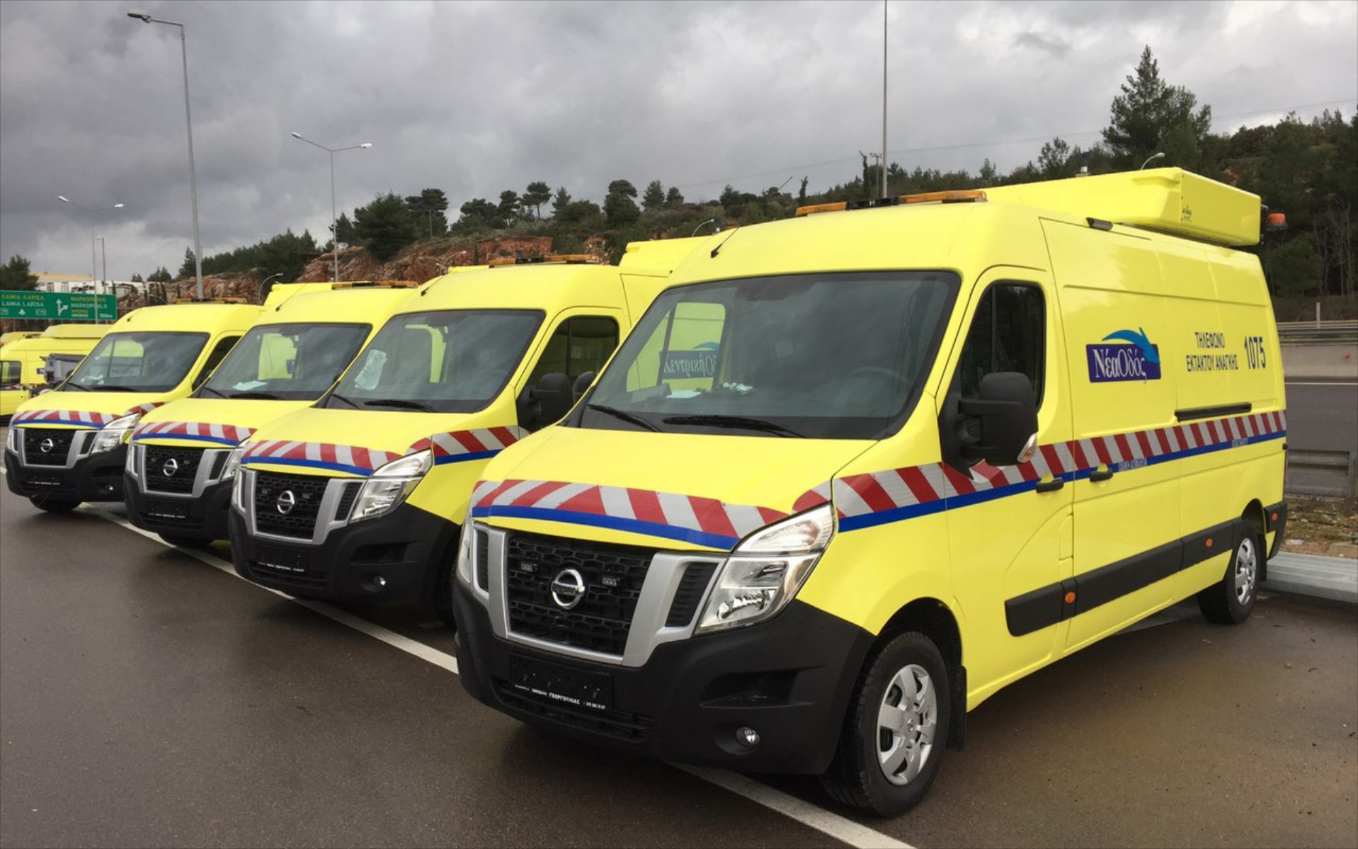 Το Nissan NV400 ενισχύει τις εργασίες της Νέας Όδου