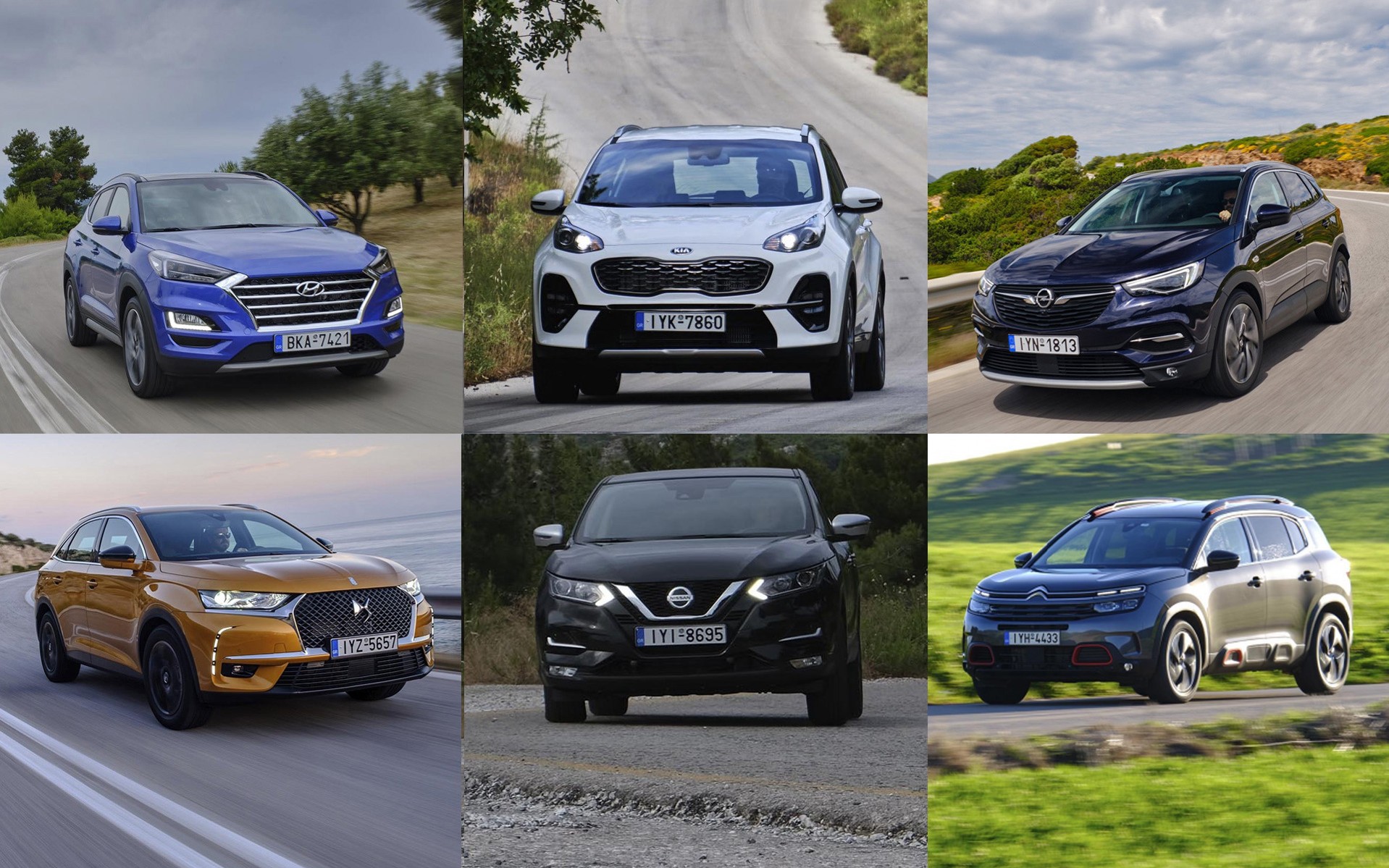 Δοκιμή 6 compact SUV με κινητήρα έως 1.6 diesel: Άνεση και οικονομία