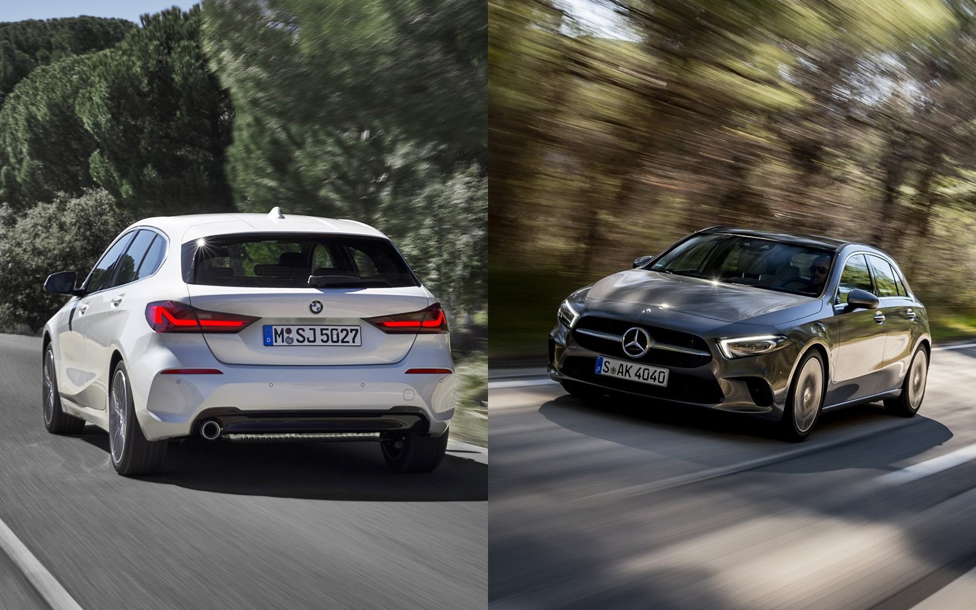 Δοκιμή BMW 1 και Mercedes-Benz A-Class: Turbo αέρας στα premium hatch