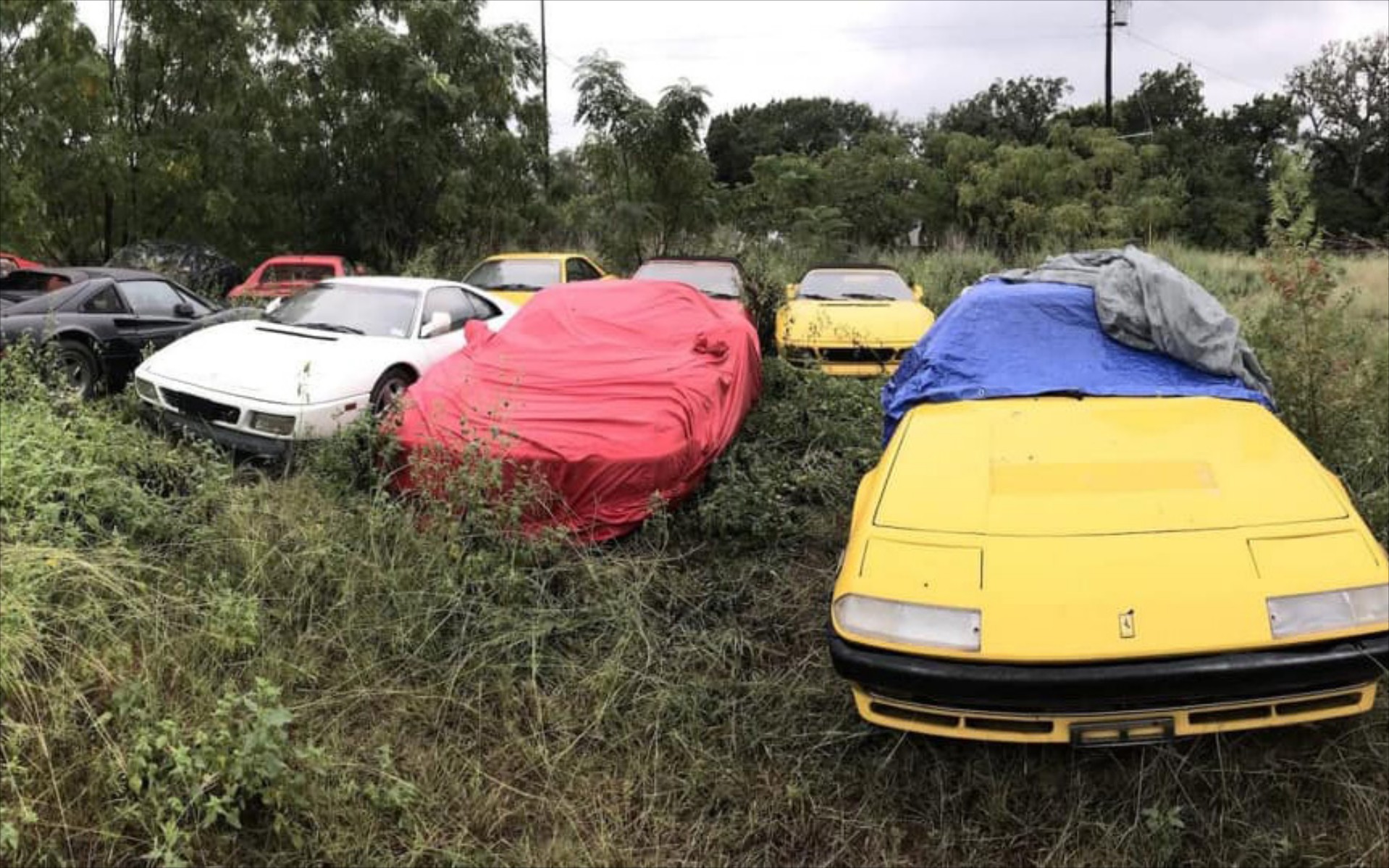Η απόλυτη παρακμή: Μοναδικές Ferrari ήταν παρατημένες επί 10 χρόνια σε χωράφι