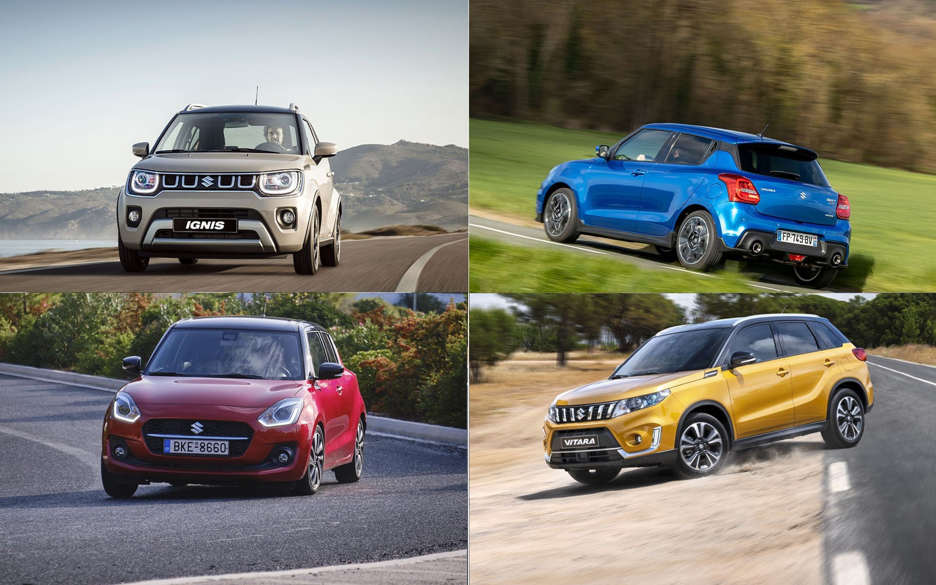 Δοκιμή 4 νέα υβριδικά Suzuki: Ignis, Swift, Swift Sport, Vitara