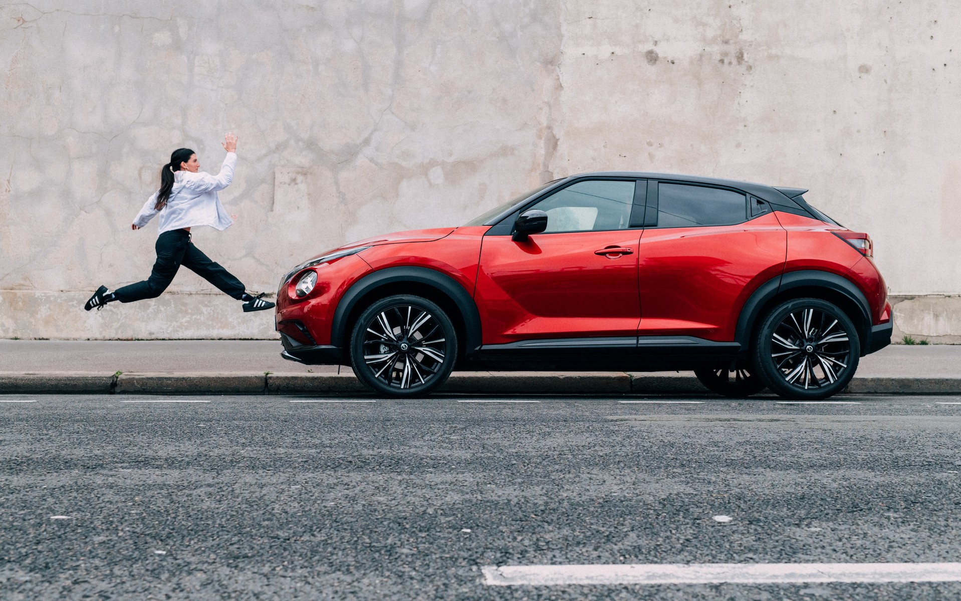 Το Nissan Juke ποζάρει!