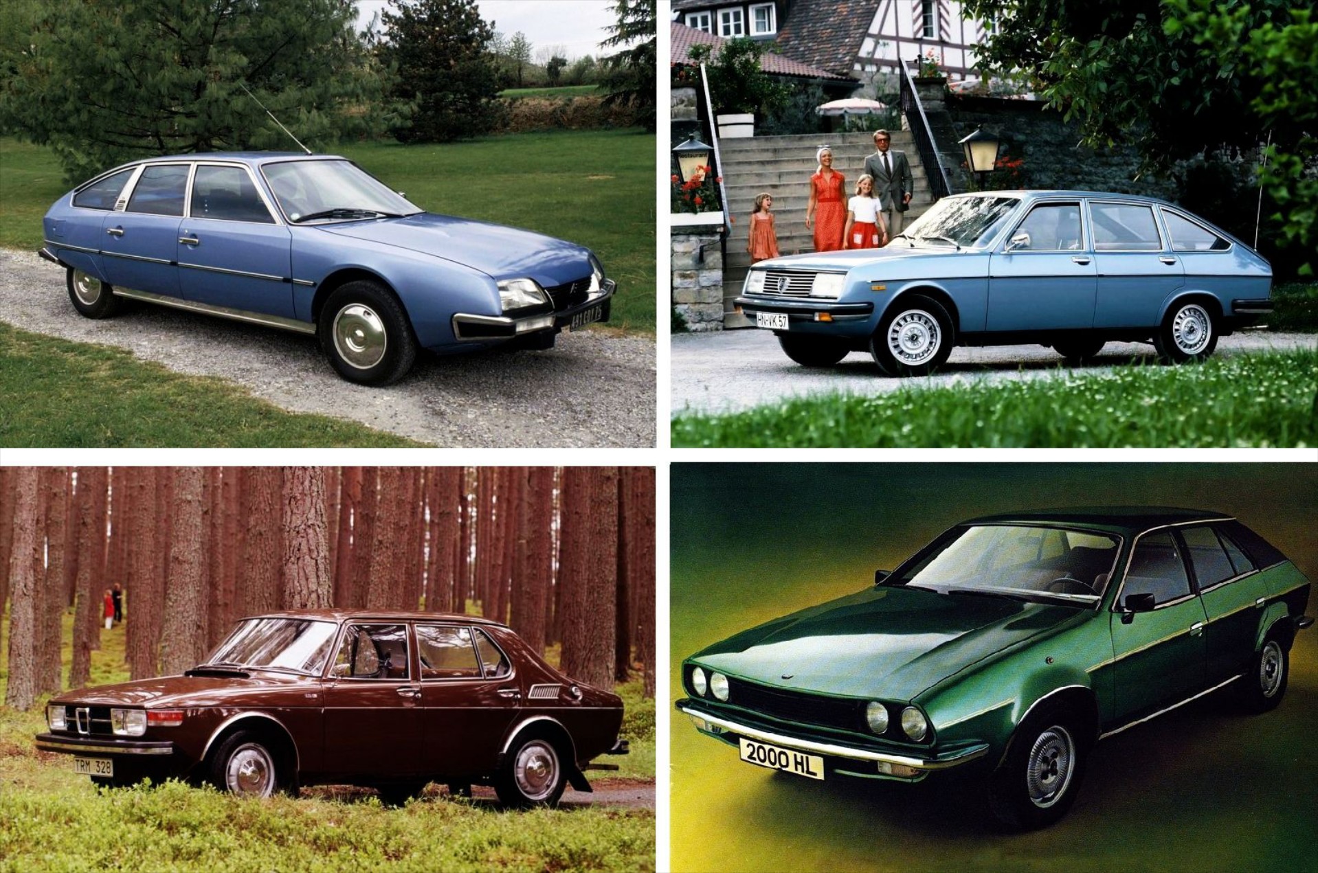 Citroen CX - Lancia Beta – BL Princess - SAAB 99: Με κίνηση εμπρός