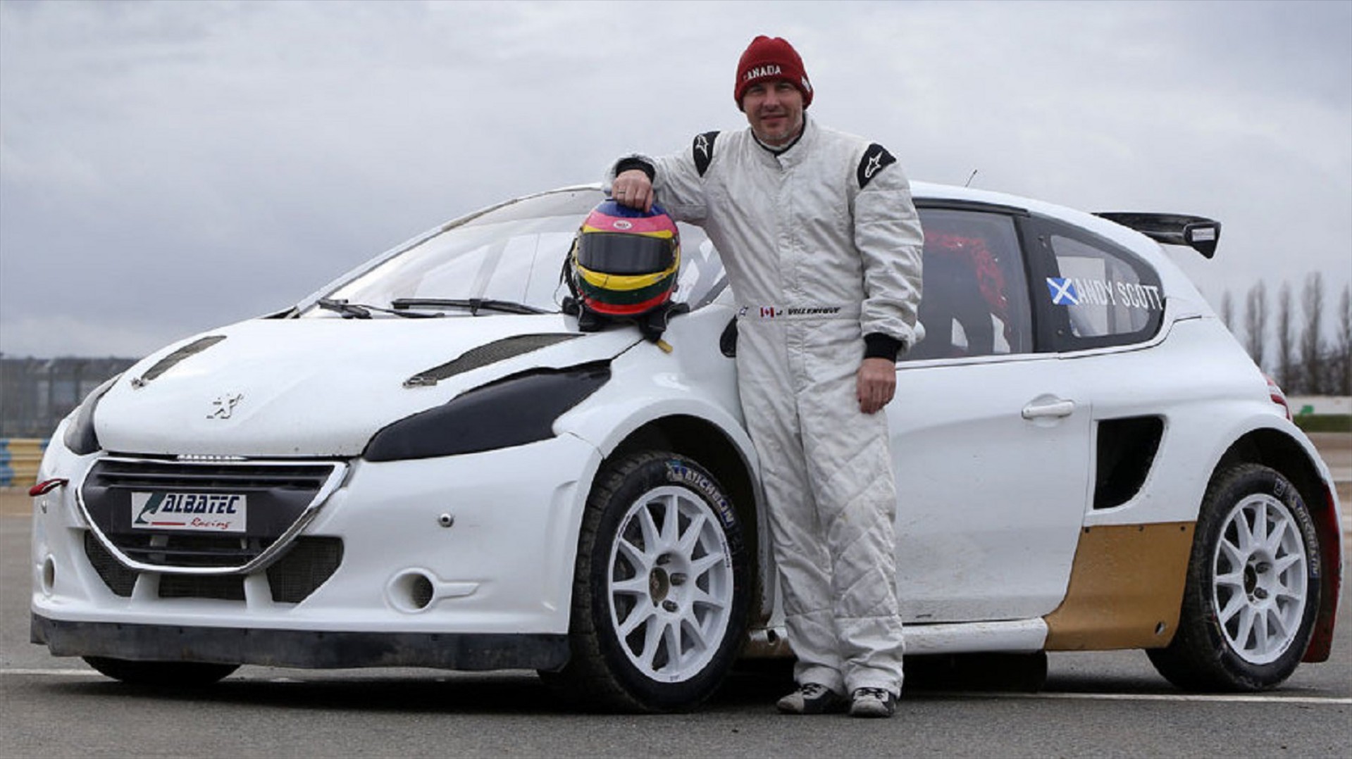 Ο J. Villeneuve στο Π. Π. Rallycross