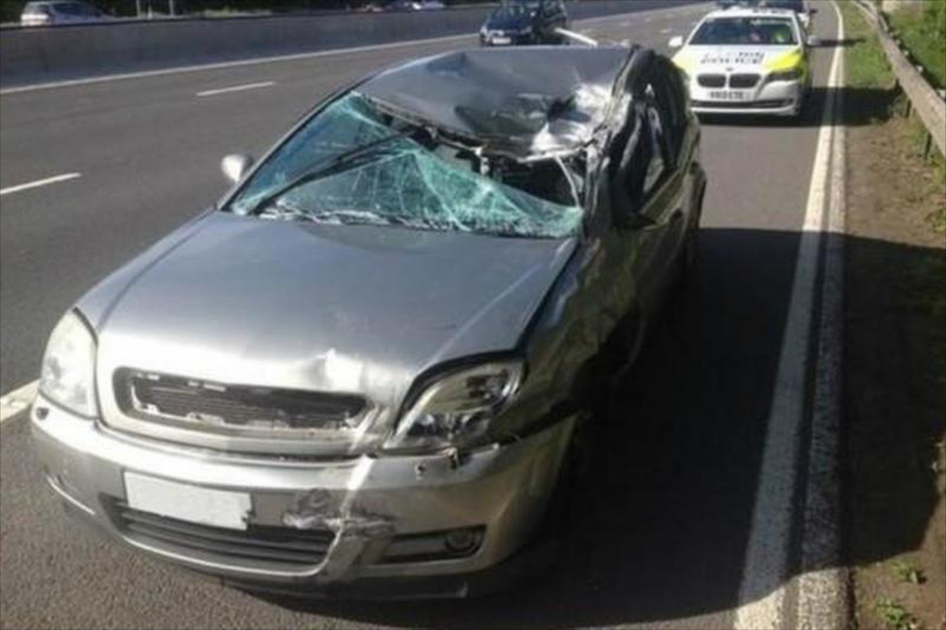 Οδηγούσε με 145km/h τρακαρισμένο ΙΧ

