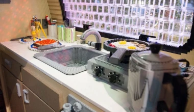 Ένα τροχόσπιτο Lego… σε πραγματικές διαστάσεις