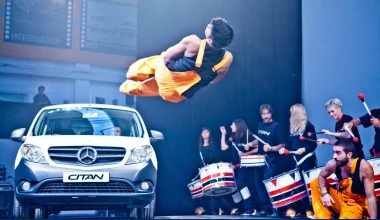 Mercedes Citan: Ντεμπούτο με BATALA & parkour