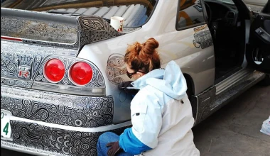 Nissan Skyline GT-R ζωγραφισμένο στο… χέρι