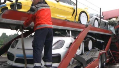 7 καινούργιες Porsche Cayman GT4 καταστράφηκαν… ταυτόχρονα!