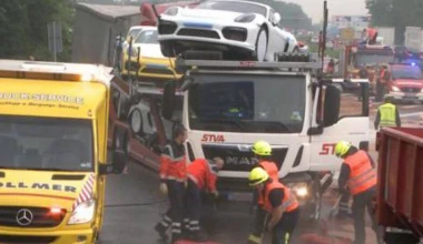 7 καινούργιες Porsche Cayman GT4 καταστράφηκαν… ταυτόχρονα!
