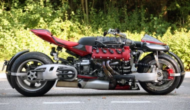 Μοτοσικλέτα με κινητήρα Maserati 470 ίππων (video)