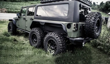Κινέζοι έκαναν το Jeep Wrangler 6x6