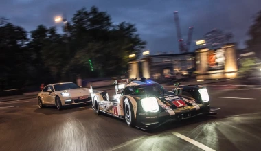 Porsche 919 και Panamera Ε-Ηybrid στο Λονδίνο (video)