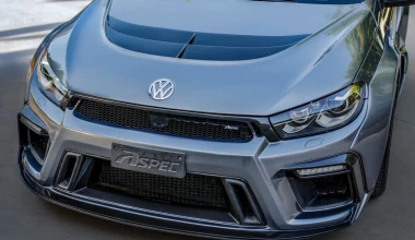 Ένα VW Scirocco… τούμπανο