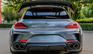 Ένα VW Scirocco… τούμπανο