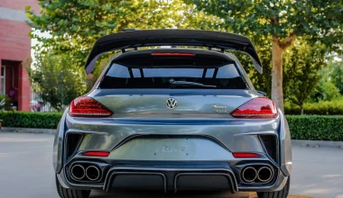 Ένα VW Scirocco… τούμπανο