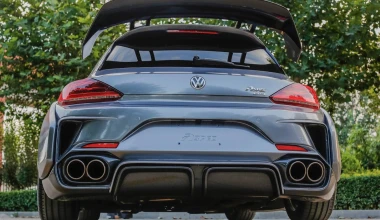 Ένα VW Scirocco… τούμπανο