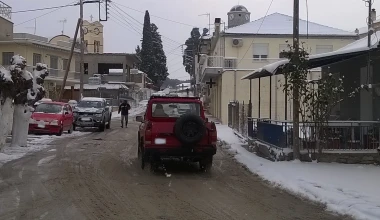 Ενημέρωση: Δρόμοι κλειστοί ή με αλυσίδες (upd)