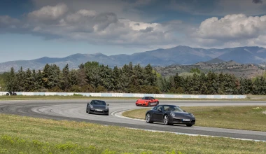 Στις Σέρρες με 911 Turbo, Panamera Turbo, Cayman S, Boxster S και Macan Turbo