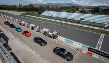 Στις Σέρρες με 911 Turbo, Panamera Turbo, Cayman S, Boxster S και Macan Turbo