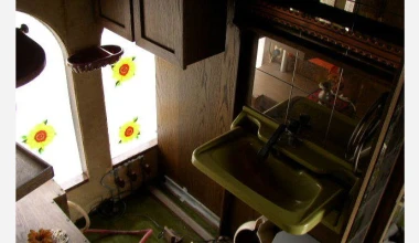 Ξύλινο Unimog τροχόσπιτο του 1961