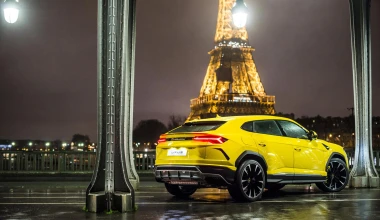 To SUV της Lamborghini έφθασε στο Παρίσι