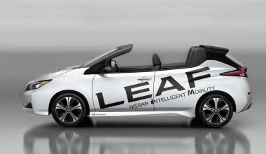 Το Nissan Leaf «έχασε» την οροφή του