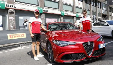 Η Alfa Romeo Sauber F1 έβαλε… φωτιά στο Μιλάνο