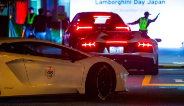 Πάνω από 200 Lamborghini γιορτάζουν στην Ιαπωνία
