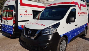 Δύο Nissan NV300 μετατράπηκαν σε ασθενοφόρα