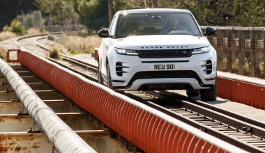 Ισθμός, ράγες τραίνου και νέο Evoque: ένας εντυπωσιακός συνδυασμός!