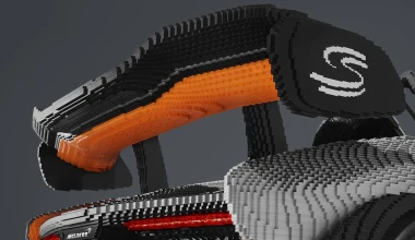 Το ομοίωμα από LEGO της McLaren Senna ζυγίζει 500 κιλά περισσότερο από το κανονικό μοντέλο