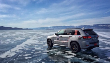 Ρεκόρ ταχύτητας του Grand Cherokee Trackhawk στη βαθύτερη λίμνη του κόσμου (vid)