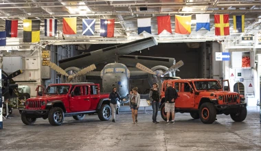 Το νέο pick up της Jeep πάνω σε αεροπλανοφόρο!