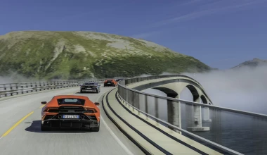 Με Lamborghini Huracan EVO στη Νορβηγία (vid)