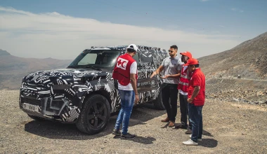 Ο Ερυθρός Σταυρός δοκιμάζει το νέο Land Rover Defender (video)