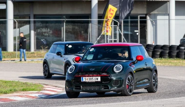 Τα MINI John Cooper Works στην πίστα των Μεγάρων